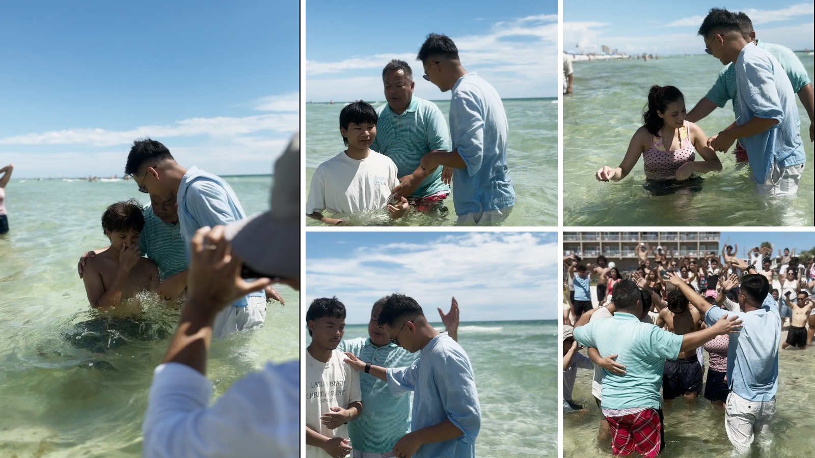 ICC retreat baptism and prayer highlights