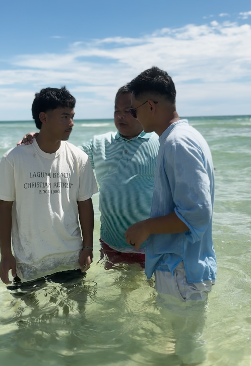 ICC retreat baptism and prayer highlight