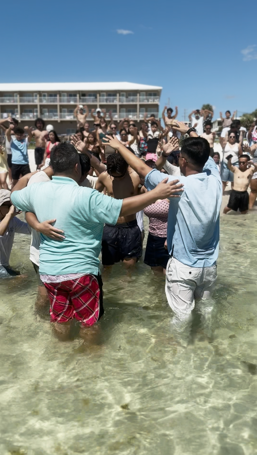 ICC retreat baptism and prayer highlight
