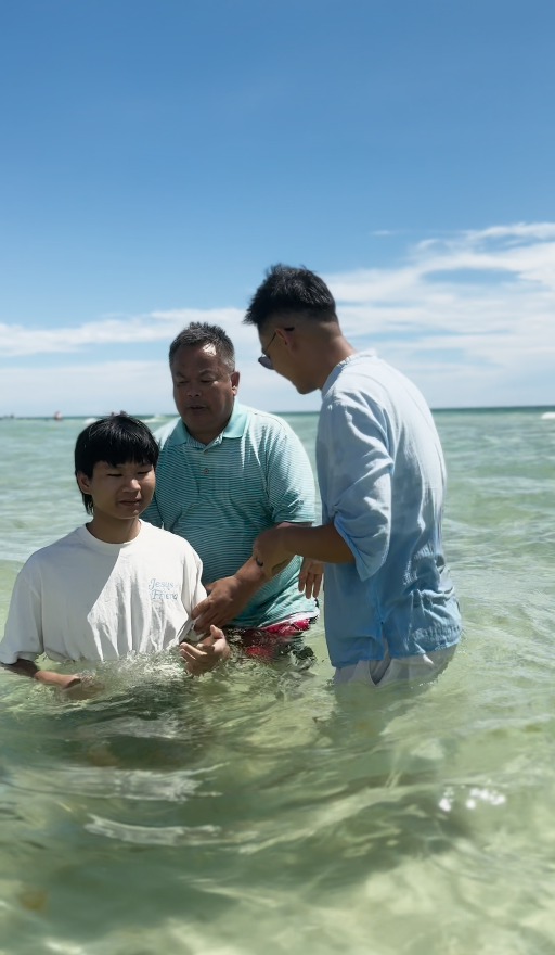 ICC retreat baptism and prayer highlight